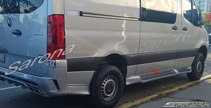 Custom Mercedes Sprinter  Short Wheel Base Running Boards (2019 - 2025) - $1090.00 (Part #MB-011-SB)